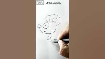 Very Easy! Rat Drawing 🐀 Shorts || How to draw a rat || #easy #drawing #shorts