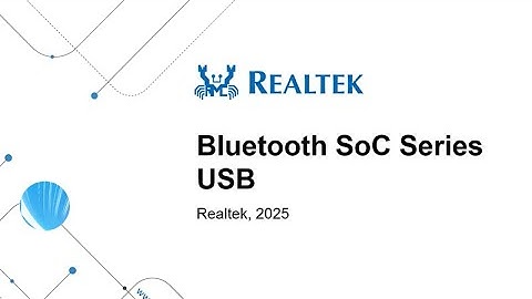Bluetooth SoC Series SDK Training – USB