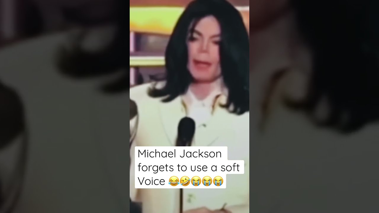 Michael Jackson Forgets To Use A Soft Voice Comedyshorts Viral Funnycomedy