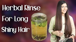 Herbal Hair Rinse for Long, Beautiful Hair / Anti-Frizz Hair Rinse - Ghazal Siddique