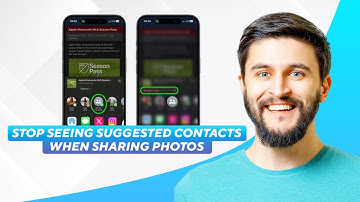 Stop met het zien van voorgestelde contacten wanneer u foto