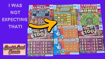 Zondagselectie. WOW! Krasloten van de Britse Nationale Loterij.