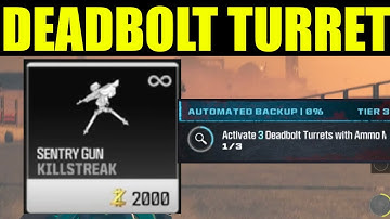 How to "activate 3 deadbolt turrets with ammo mod circuit boards" MWZ | automated backup mission