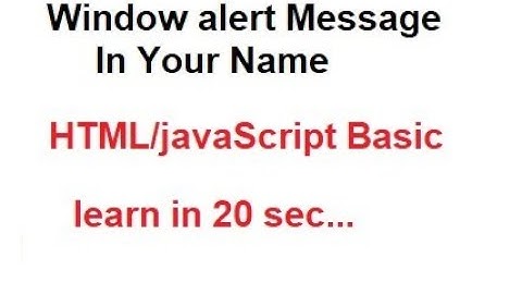 how to create alert message click on button javaScript basic