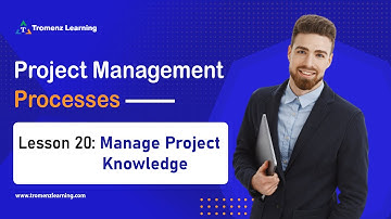 Lesson 20: Manage Project Knowledge as per PMBOK® Guide - Project Integration Management | PMI PMP.