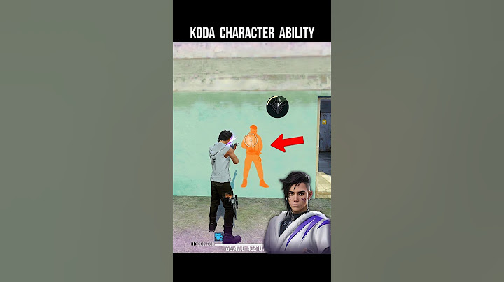 Koda Character Ability Test 🔥 Free Fire New Character Koda Skill #srikantaff