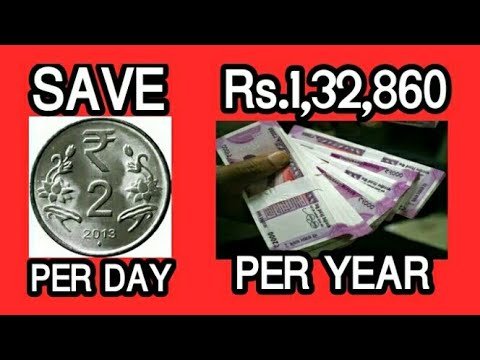 2 Rupees Saving Chart