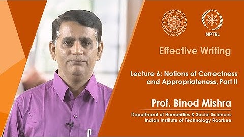 Lecture 06: Notions of Correctness  and Appropriateness, Part II