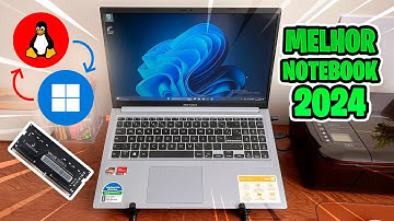 O MELHOR Notebook ASUS Vivobook - Unboxing, Upgrade de Memória e Instalação de Linux para Windows 11