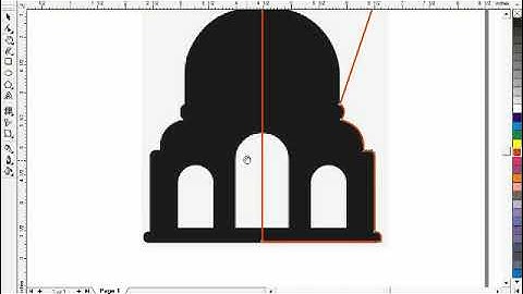 CorelDraw Computer Graphics Draw a Mosque Vector Image  | Lunar Computer College
