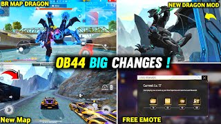 New Changes OB44 Upcoming Update 😲 Free Fire New Map New BR Big Dragon Game Ob44