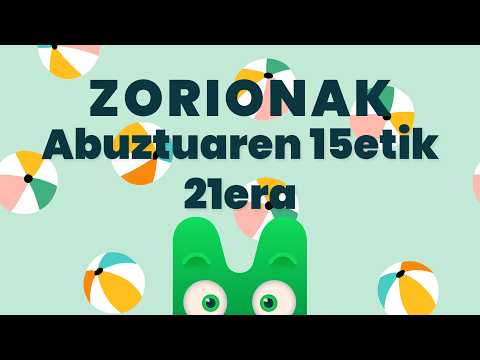 ZORIONAK ZURI - ABUZTUAREN 15ETIK 21ERA - MAKUSI KLUBA