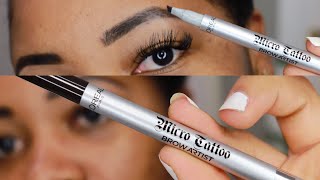 REVIEW OF L&#39;OREAL PARIS MICRO TATTOO BROW ARTIST| 24 HOUR BROWS DEFINER | STWFBLOG