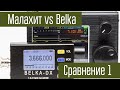 Малахит-DSP. Динамический диапазон. Сравнение с Belka-DX на КВ.