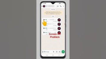 Whatsapp Voice Message Screen Off Problem | #shorts #shortvideo