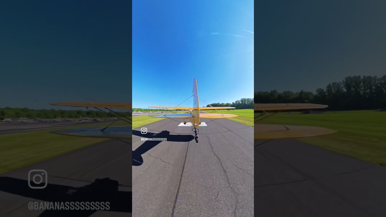 GET TAILWHEEL DOWN! when rudder fades you’ll weathervane and head off into the weeds #aviation #fly