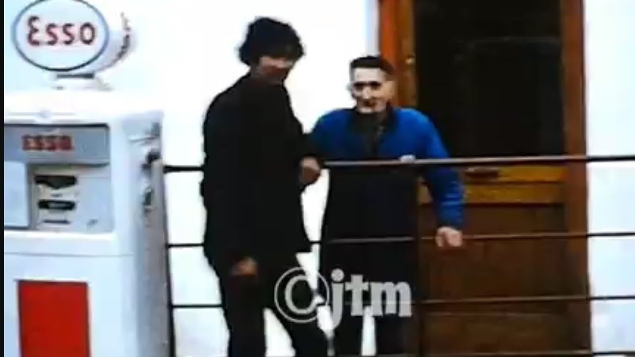 Fuel tank being installed at Jimmy the Monk's shop, Annadale Road, Killorglin