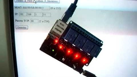 modulo reles ethernet