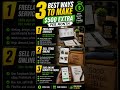 3 Best Ways to Make $500 Extra Per Month