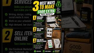 3 Best Ways to Make $500 Extra Per Month