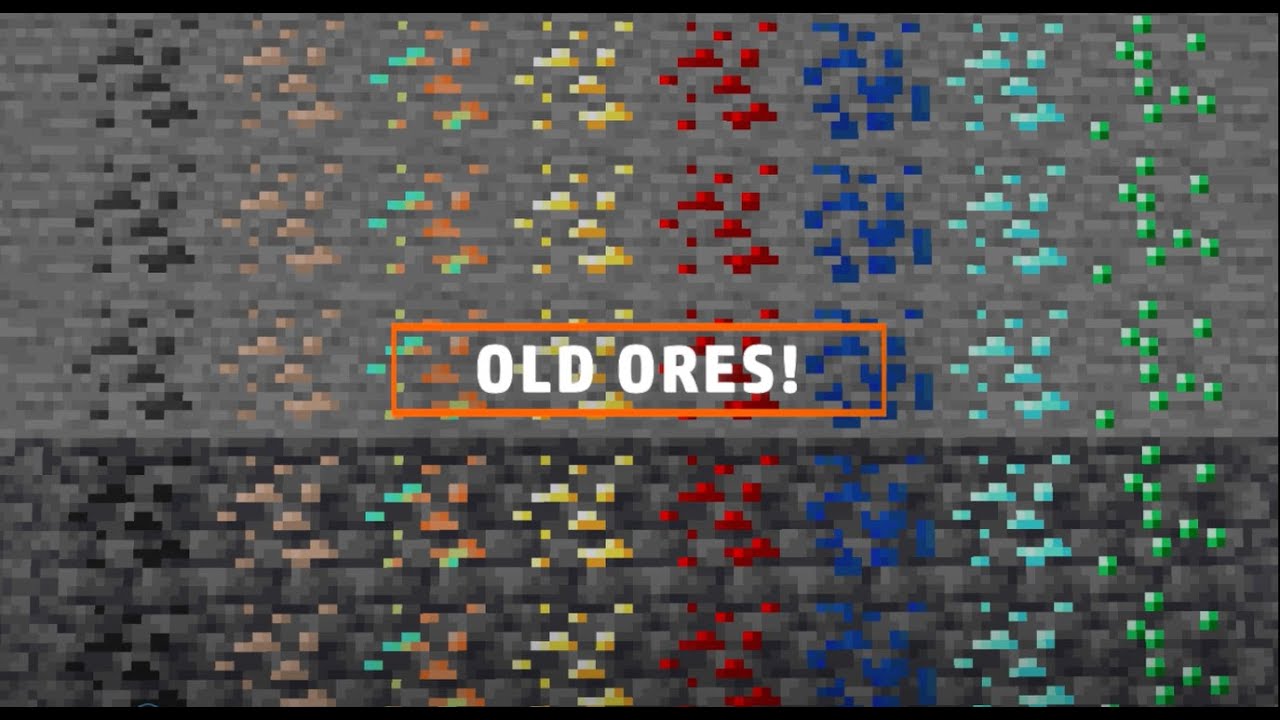 Minecraft 1.17 | Old Ores | Resource Pack