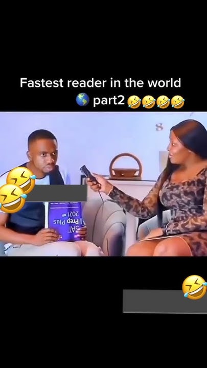 Fastest Reader In The World Fake Fastest reader in the world Part 2 Haters gone say it's fake - YouTube