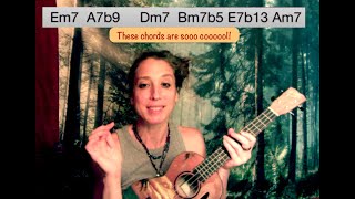 YES! THESE CHORDS ARE SOOO COOL! omg Practicing Summer Samba with Vocalele #432hz #bossanova