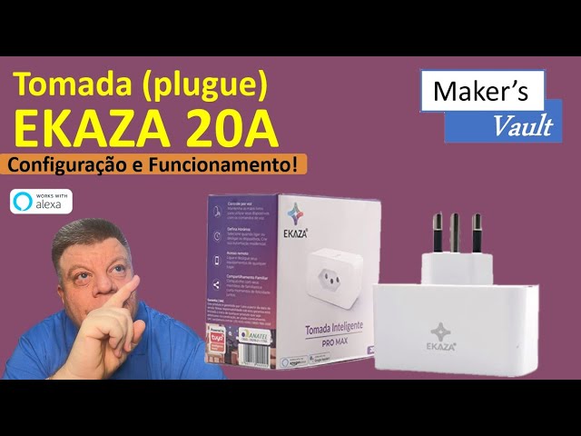 Tomacorriente Novadigital Tomada Inteligente Wi-Fi 16A 2200W Alexa Google  TW-BR Tomada Inteligente Wi-Fi con 1 tomas color blanco