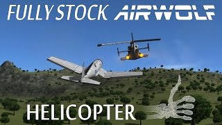 Functional STOCK Airwolf Helicopter Replica - KSP