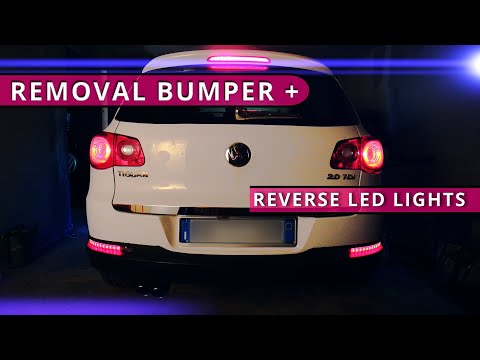 Smontaggio paraurti posteriore + luci led retromarcia || VW Tiguan