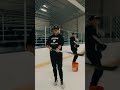 After an hour on the ice we can confirm that we are better at music than ice hockey 🫡🏒