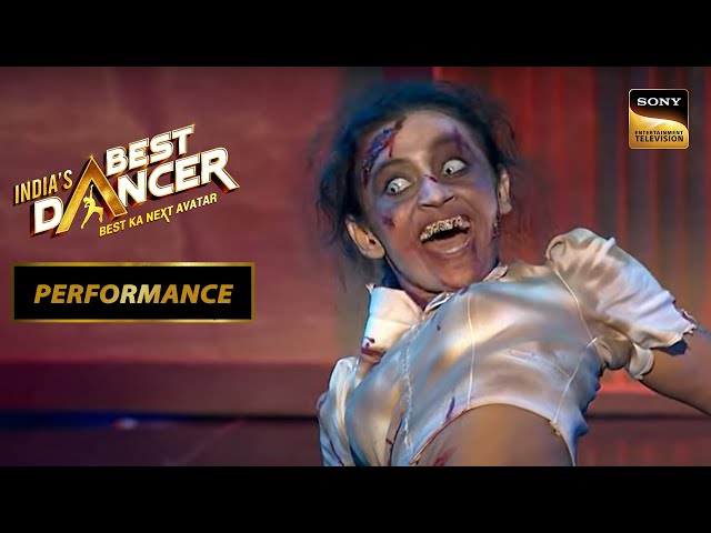 India's Best Dancer S3 | Contestant के Scary Act ने किया Audience को Shock | Performance class=