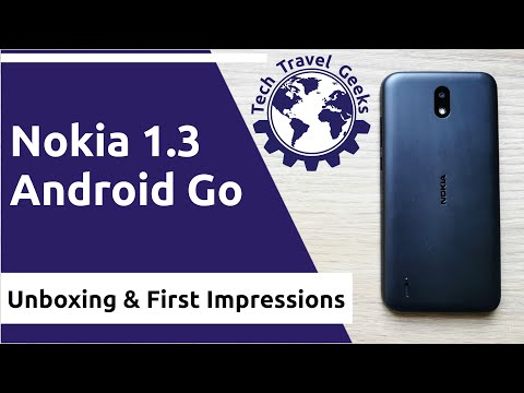 Nokia 1.3 Unboxing & First Impressions - Affordable Android Go Edition Smartphone with HD+ Display