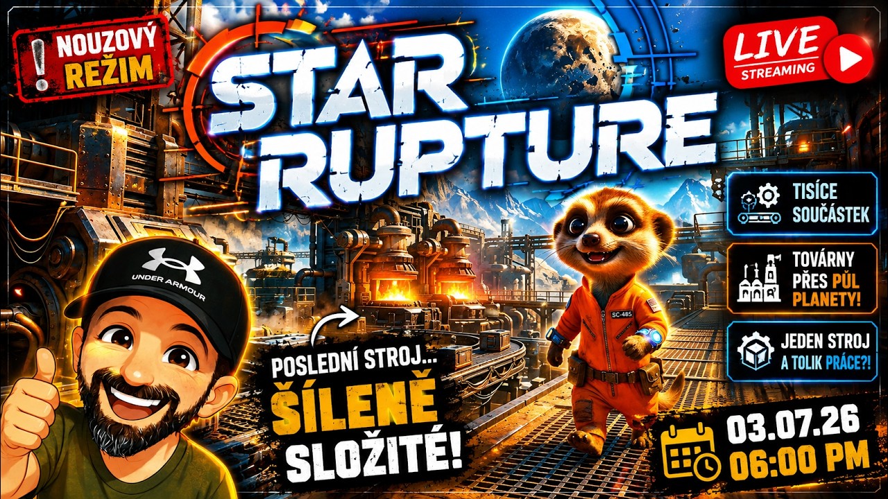 🔴STAR RUPTURE CZ 🔥 POSLEDNÍ STROJ? TOHLE UŽ JE ČISTÉ ŠÍLENSTVÍ! 🤯 !DONO !MERCH !SMARTY