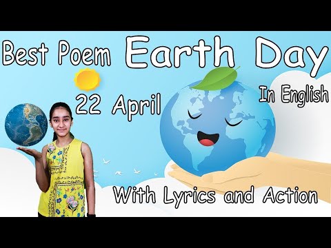 Poem on Earth Day in English | Earth Day Rhyme for kids | Earth Day Song | Poem on World Earth Day