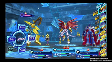 Rapidmon armor and Magnamon boss fight