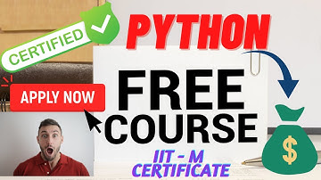 Learn Python for Free | IIT - M Certification Course | GUVI Free Python Course