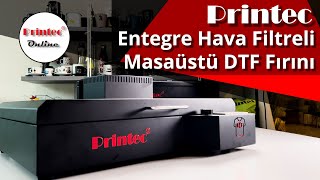 Yenilenmiş Printec DTF Fırını: Entegre hava filtreleme sistemi, 35cm x 50cm fırın ebadı.