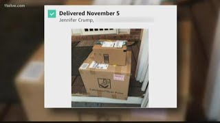 McDonough woman says security video shows Amazon driver deliver packages, take one back
