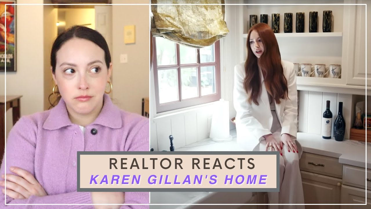 REALTOR REACTS Karen Gilllan Home Tour AD Open Door YouTube