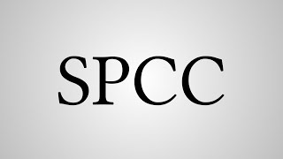 What Does "SPCC" Stand For?