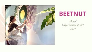 Mural For Plant - Based Restaurant Beetnut Zürich