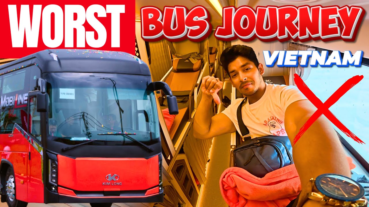 DaNang to Hanoi In BUS The WORST Travel Experience in Vietnam Kim Long