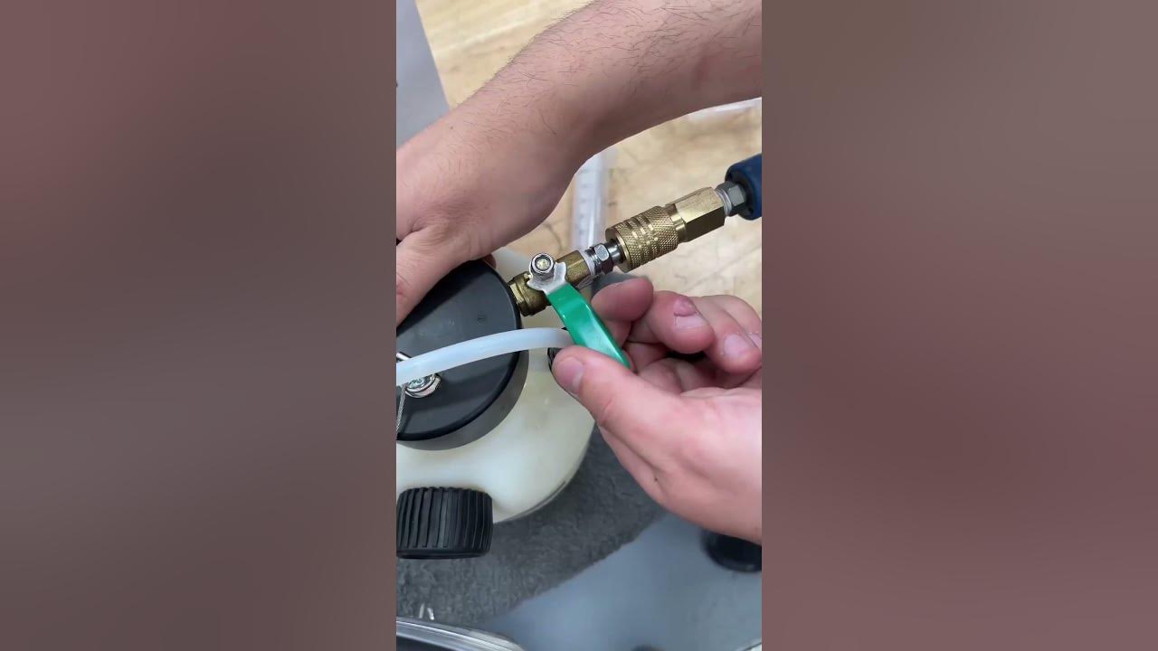 AGM Brake Pressure Bleeder on a Ducati! - YouTube