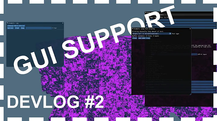 MAKING A GUI IN MY GAME ENGINE | Devlog #2