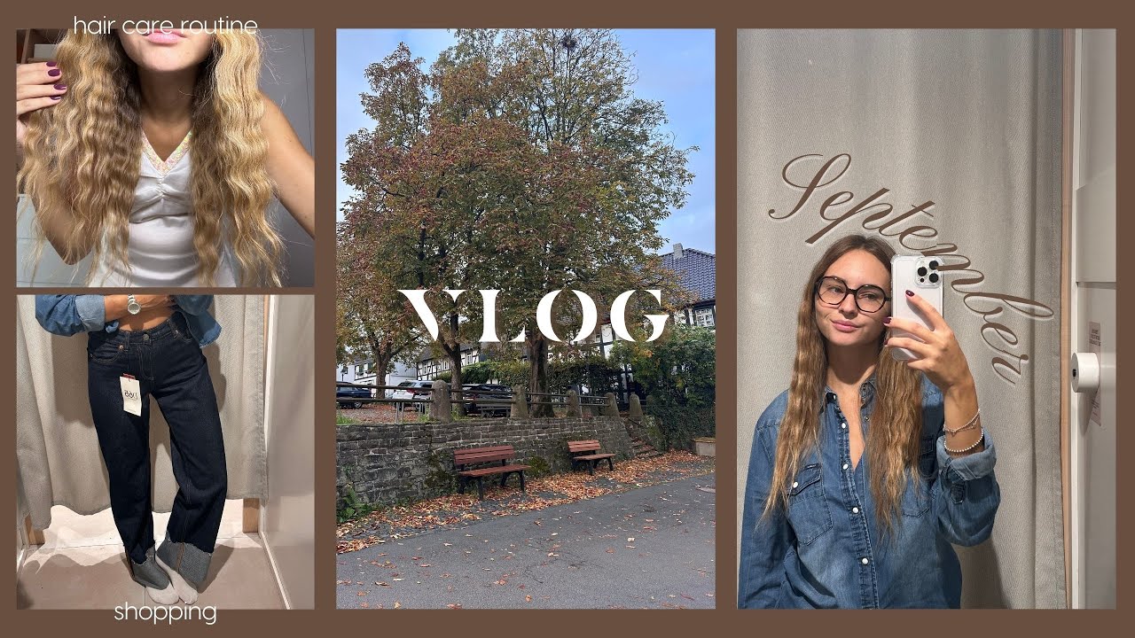Hair care routine, shopping autunnale, cozy vibes | September vlog 🍂🤎