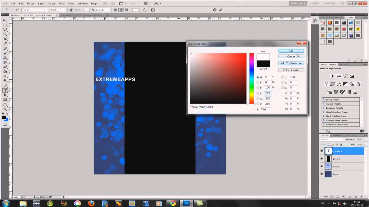 How To Create A Nice YouTube Background In Photoshop