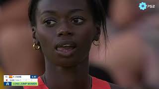 Fatima Diame vs Khaddi Sagnia, Women's Long Jump Division 1, EATC 2025 #fatimadiame #khaddisagnia