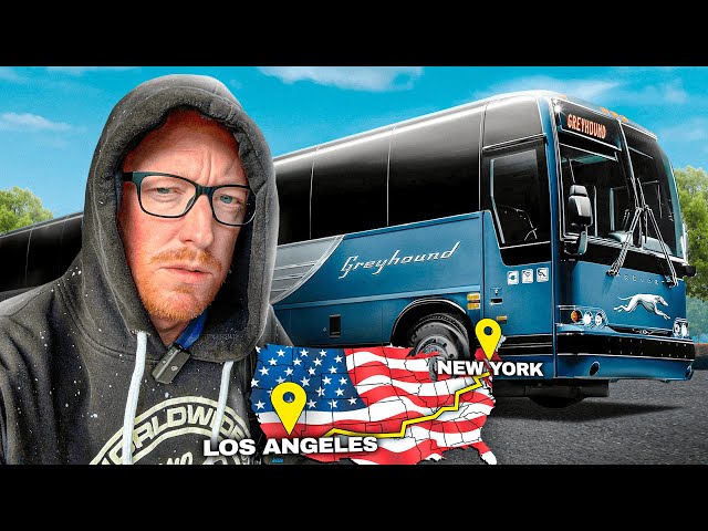 I Spent 5 DAYS on America's Longest Greyhound Bus. It Was HELL. class=