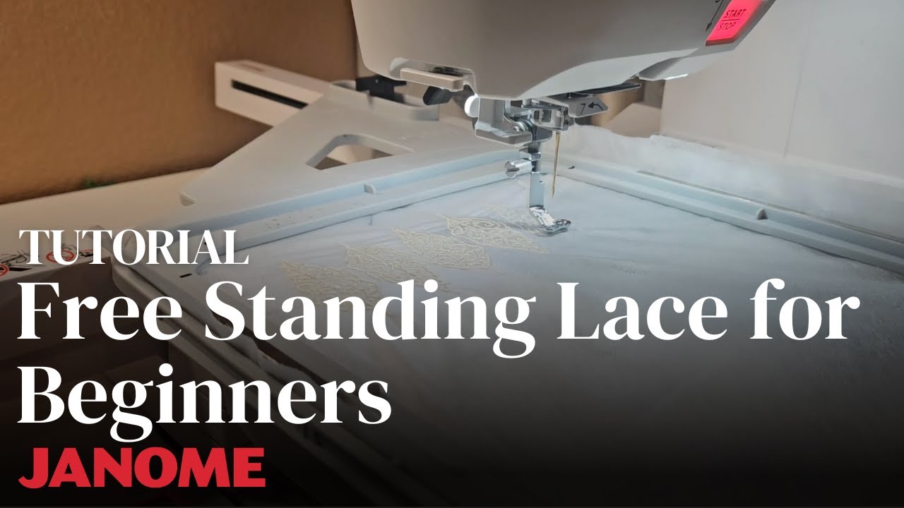 Free Standing Lace for Beginners - YouTube